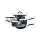 Circulon Total Non Stick Cookware Set with Steamer and Frying Pans Pack of 5