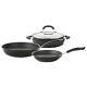 Circulon Total Skillet and Shallow Casserole Dish Non Stick Cookware Pack of 3