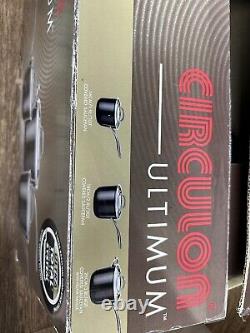 Circulon Ultimum Forged Aluminium 3 Piece Saucepan Set Brand New Black £190