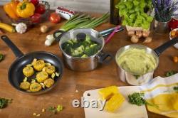 Classic Induction cookware set 3pc, saucepan, casserole, non-stick frying pan