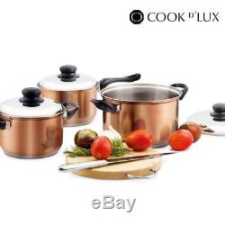 Cook DLux Pots and Pans Set (12 pieces)