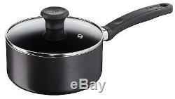 Cookware Pans Set 5 Pieces Saucepan Frying Pan Lids Non-Stick Dishwasher Safe