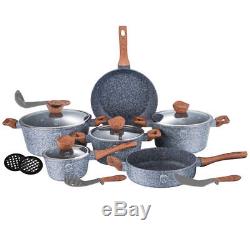 Cookware Set 15-pcs Pot Pan Saucepan Induction Hob GB Berlinger Haus Bh-1213