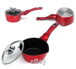 Cookware Set 15-pcs Pot Pan Saucepan Induction Hob GB Berlinger Haus Bh-1226n
