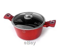 Cookware Set 15-pcs Pot Pan Saucepan Induction Hob GB Berlinger Haus Bh-1226n
