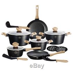Cookware Set 15-pcs Pot Pan Saucepan Induction Hob GB Berlinger Haus Bh-1536