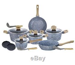 Cookware Set 15-pcs Pot Pan Saucepan Induction Hob GB Berlinger Haus Bh-1566