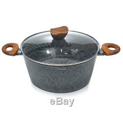 Cookware Set 7-pcs Pot Pan LID Frying Pan Induction Gas Hob GB Klausberg Kb-7240