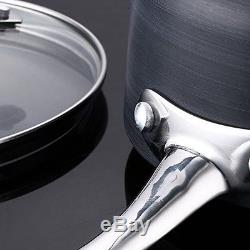 Cookware Set Pots and Pans Set Kitchen Cooking Nonstick Hard-Anodized Aluminum