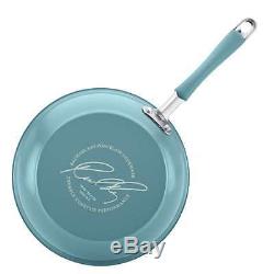Cookware Set Rachel Ray Nonstick Blue Pots Pans Lids Teal Non Stick NEW 2017