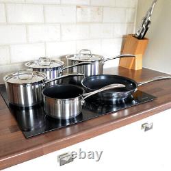 Cookware Set Stoven Professional Induction Stainless Steel 5 Piece Cookware Set