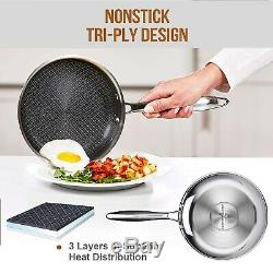 Copper Chef Titan Pan, Tri Ply Stainless Steel Non-Stick Frying Pans, 5 Pcs Set