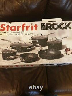 Costco Starfrit The Rock 10 Piece Cookware Set Kitchen boxed