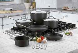 Cuisinart Chef's Classic 10-Piece Cookware Set Nonstick Pots Pans with Lids NEW