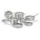 Cuisinart Stainless Cookware Set MultiClad Pro Pots Pans Lids Steel Induction