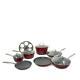 Curtis Stone Dura-Pan Nonstick 13-piece Cookware Set (Red)