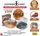 Danoz Copper Chef 6 Piece Set 9.5 + Warranty Authentic Bonus Pan included
