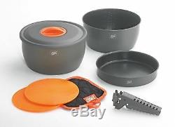 Esbit Cookware aluminum Cook set Non-Stick pan ESCW2500NS F/S withTrack# Japan new