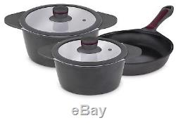 Gerlach Form 5-piece Pots Frying Pan Set Swiss Double Non-stick Ceramic Coating