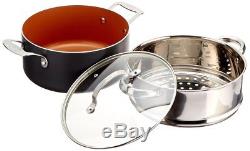 Gotham Steel 10-Piece Nonstick Copper Frying Pan & Cookware Set BEST New