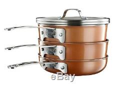 Gotham Steel Stackable Pots and Pans Set Stackmaster Complete 10 Piece Set NEW