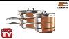 Gotham Steel Stackmaster Space Saving Nonstick Stackable Cookware Commercial