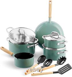 GreenPan Mayflower Healthy Ceramic Non-Stick Cookware Pots and Pan Set