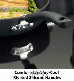 Hard Anodized Cookware Set 14 Piece Thermo-Spot Heat Indicator Nonstick Pot Pan