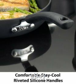 Hard Anodized Cookware Set Nonstick Pots Pans Thermo-Spot Heat Indicator 17 Pcs