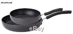 Hard Anodized Nonstick Cookware Set Pots and Pans Glass Lids Dishwasher Safe