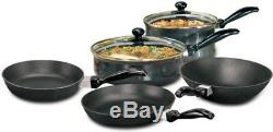 Hawkins Futura Cookware Non Stick Set Deep FryPan Curry Pan Sauce Pan Glass Lid