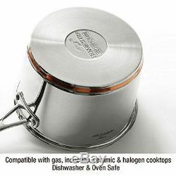 Healthy Nickel Free Stainless Steel Cookware Set Copper Pots & Pans Set Non-Toxi