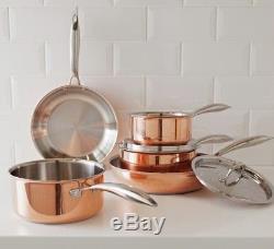 Home 5 Piece Non-Stick Copper Pan Set High Quality, Durable Cookware Premium