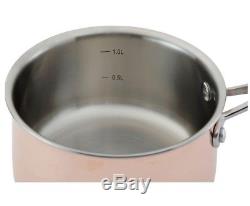 Home 5 Piece Non-Stick Copper Pan Set High Quality, Durable Cookware Premium