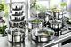 Home Kitchen 20-Piece Stainless Steel Non Stick Cookware Pots And Pans Set