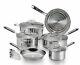 Induction Cookware Set Stainless Steel Kitchen Pots And Pans Oven Safe T-fal