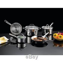 Induction Cookware Set Stainless Steel Kitchen Pots And Pans Oven Safe T-fal