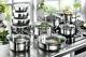 Induction Hob Pans Set Karcher Jasmin 20 Piece Stainless Steel Cookware Set Pots