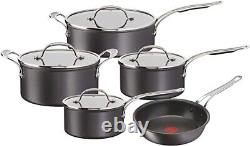 Jamie Oliver by Tefal Hard Anodised Aluminium Non-Stick Pan Set, 5 Piece