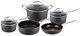 Jamie Oliver by Tefal Hard Anodised Induction 5 Piece Cookware Set Fry Saucepan