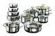 Karcher Jasmin 20-Piece Cookware Set with Roasting Pot 4 Bowls Stainless Steel