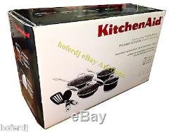 KitchenAid Stainless Steel 10-Piece Culinary Set Cookware Induction Pots Pans