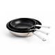 KitchenAid Stainless Steel Ceramic Non-Stick 20cm, 24cm & 28cm Frying Pan Set
