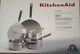 KitchenAid Stainless Steel Cookware Set (8 Pieces)