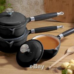Kitchen Cookware Cast Iron Pots Pans Ovenware Set 8 Piece Oven Proof GRADE B