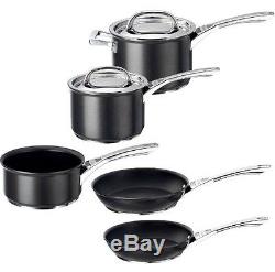 Kitchen Cookware Set Non Stick Stainless Steel 5pc Pans Cooking Frying Sauce Pan