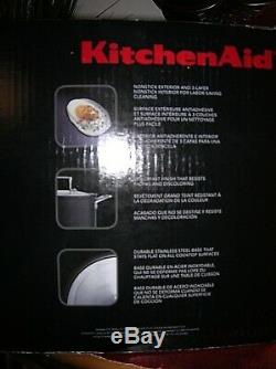 Kitchenaid Nonstick Hard Anodized 5-pc Cookware Pots & Pans Set KCH1S05AKD Black