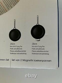 Le Creuset 3-Ply Stainless Steel Non-Stick Frying Pans, Set of 2 (24cm & 28cm)