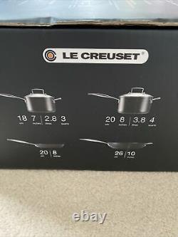 Le Creuset 4-pcs Set 18 & 20Cm Saucepans, 20cm Shallow, 26cm Deep Frying Pans