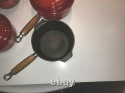 Le Creuset Saucepan Set (6 pieces) plus frying pan